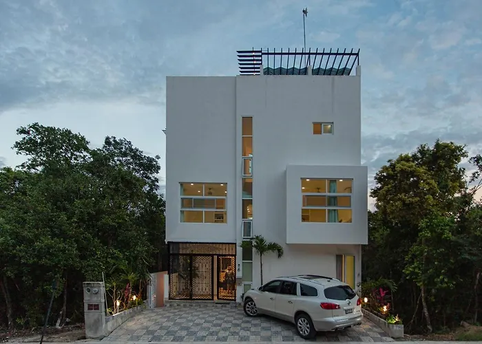 Private Villa With Pool 10 Min From Puerto Morelos Beach