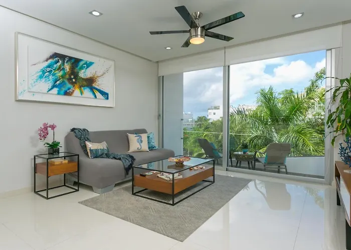 Moderno Departamento Cerca De La Playa Y La 5 Ave