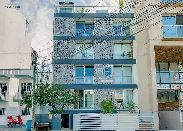 Danzamar 1B With Pool & Rooftop Near Mamitas Beach