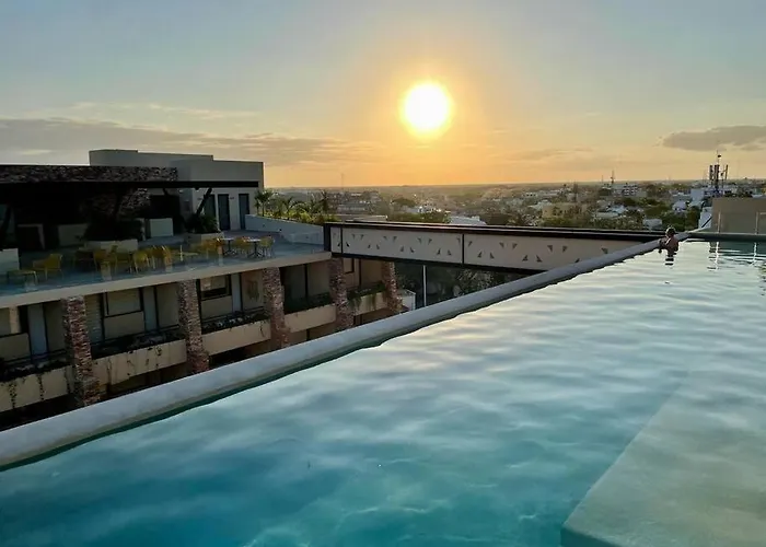 Cozy Loft With Poolside Terrace