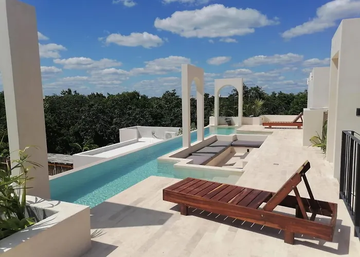 New Ph W/Private Pool. Tulums #1 Roofop.200Mb Wifi