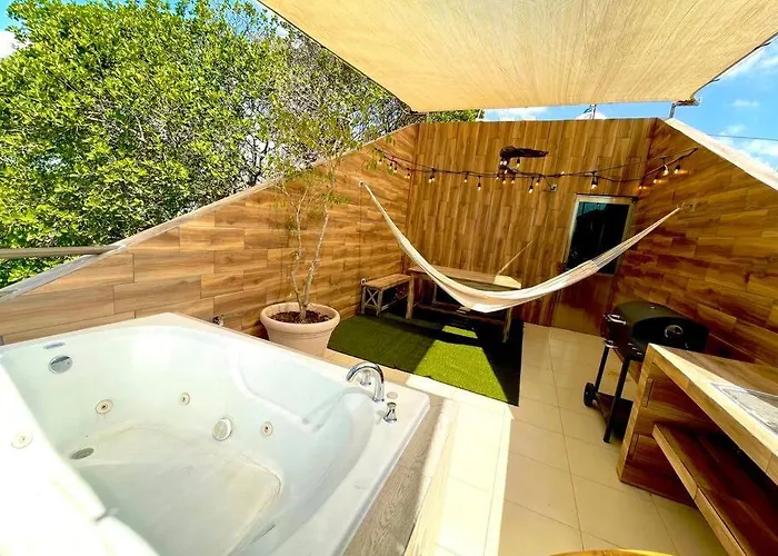 Penthouse Terraza & Jacuzzi Panoramicos, Playas-Cenotes Y La Quinta Avenida Todo Caminando A 10 Minutos! Muy Amplio 2 Niveles, Excelente Ubicacion Centro De Playa Del Carmen, Cerca De Restaurantes, Bares, Area De Coworking Incluida Para Nomadas Digit
