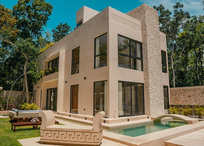 Luxury Large Villa/2 Pools/ Jacuzzi/Rooftop/Cenote View