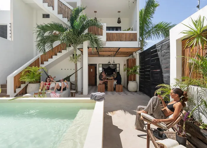Private Villa Maxanab 7Rooms Pool + Beach Club