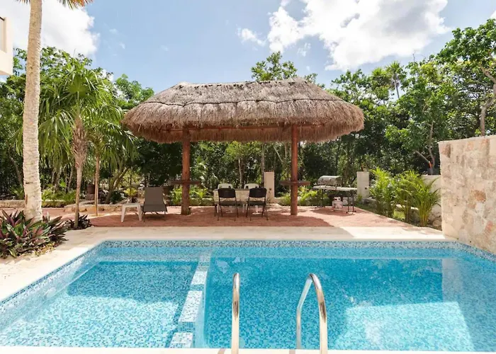 Departamento 2, Tulum Country Home, Con Muelle De Pesca, Club De Playa, Alberca, Cenote Y Campo De Golf, Contrata Day Pass Bahia Principe