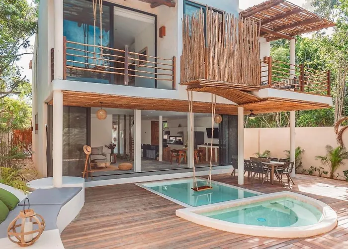 Tulum Villa 4Br Jacuzzi Private Pool Gated Community