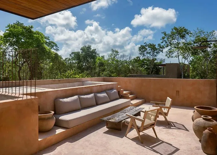 Boho 3Br Villa Organic Design Gated & Rooftop