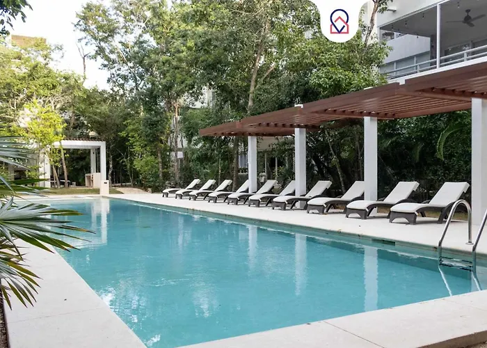 Modern Apt Tulum With 2 Bdr Gym & Pool