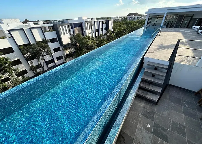 Tulum Aldea Zama Studio With Stable Wifi, Gym And Rooftop Pool