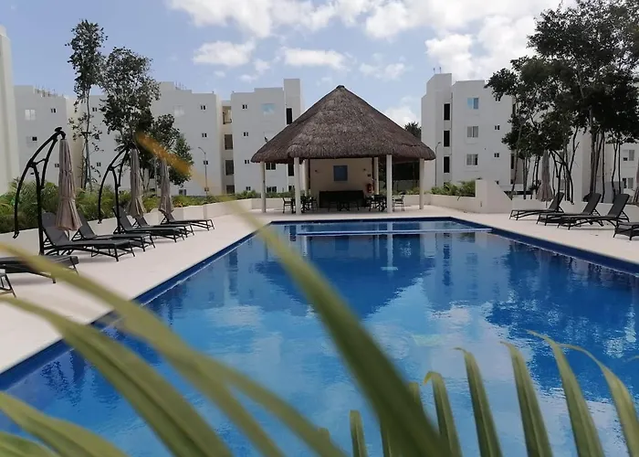 Departamento Moderno Con Alberca Ideal Para Una Escapada Comoda
