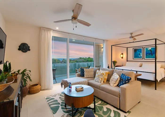 Oceanfront Paradise In Akumal Sea View Beach Access