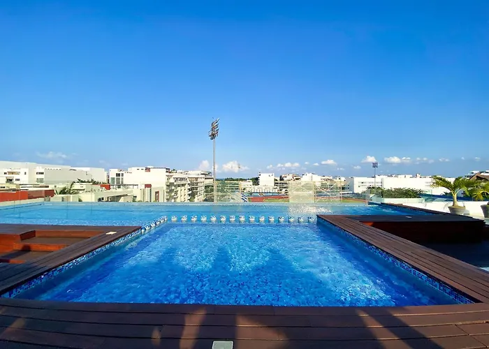 Horizonte 34 - 2Br Family Home With Pool & Rooftop Beach At 10Min Walk