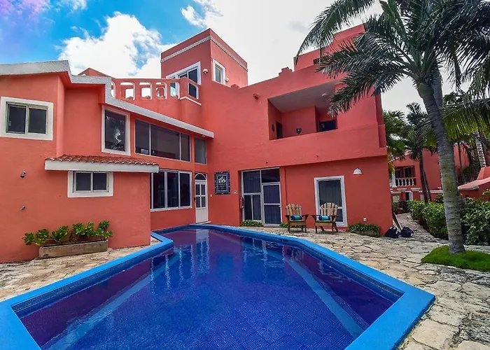 Casa Luna Ocean Front Home In Akumal Half Moon Bay