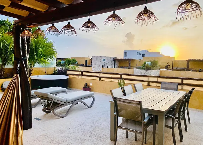 Lunada Ph With Private Rooftop And Jacuzzi By Caribe Rentas