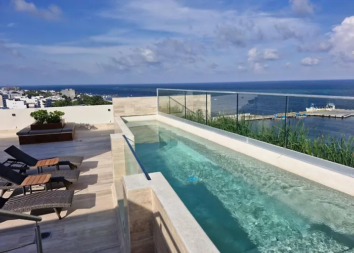 Beatiful Loft In Puerto Morelos Beach Front 9-4