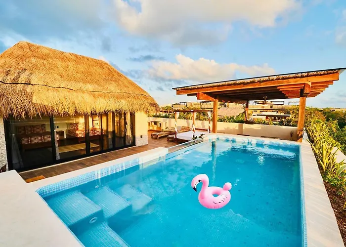 4 Bedroom Deluxe Penthouse With Private Roof Garden With Pool In Aldea Zama Tikal 17
