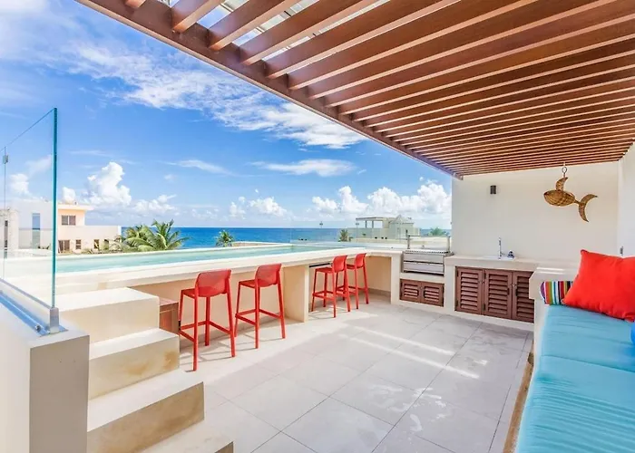 Tortuga Azul Private Terrace Rooftop Pool W Bbq Beach Access 11 Pools Free Beach Club