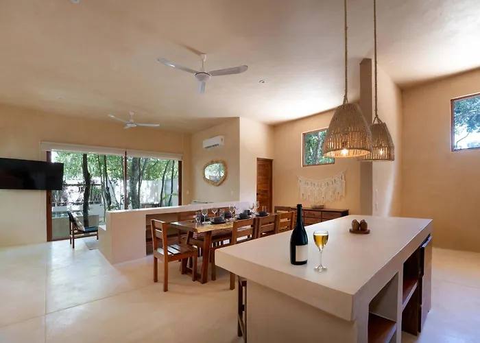 Stylish 3Br Ahal Villa With Pool In Holistika Tulum