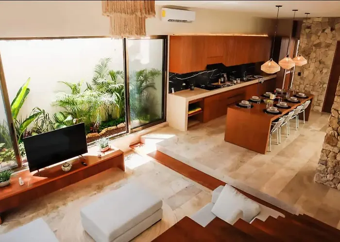 Spacious 4Br Villa With Private Pool & Lush Courtyard In Tulum