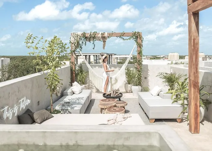 Moonsand Boho Chic Penthouse Pool & Roof Top Tulum
