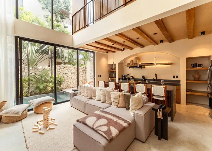 Chic 3Br Villa - 2 Pools With Rooftop Pool Modern Boho Design