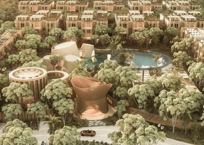 Exclusive Resort In Aldea Zama Aflora Luxury Loft Co Working Pools Gym