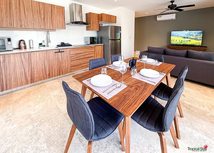 Exclusive 2 Bedroom Apartment Private Pool Fast Wifi In Aldea Zama