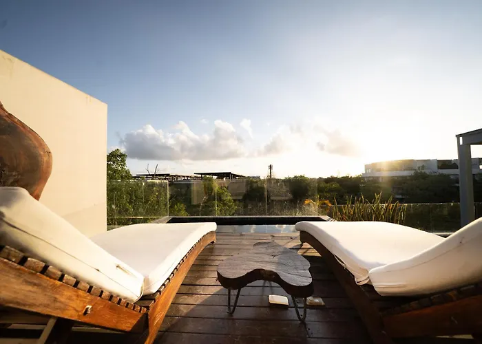 Amazing Penthouse & Apartment With Private Pool, Terrace , Roof Top And Hot Tub In Tulum Jungle