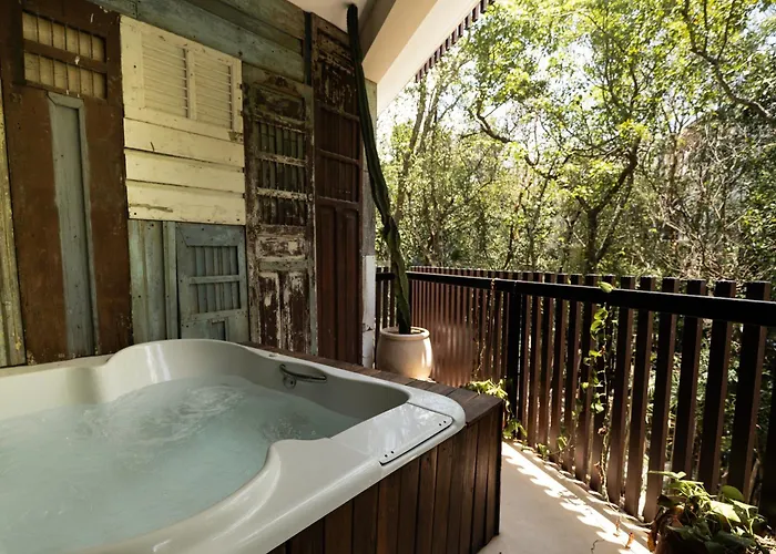 Magical Jacuzzi Apartment At Tulum Jungle 