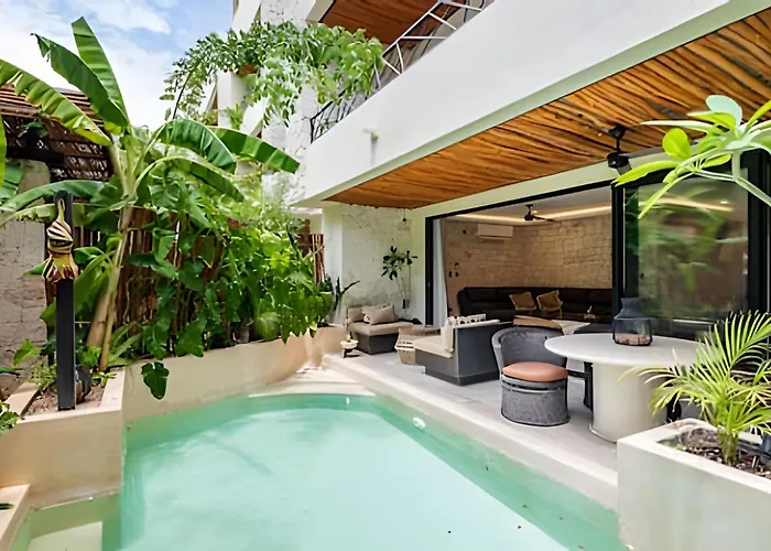 •| Condo Boutique Swim Up En Tulum P/4 • Naaj Tun•