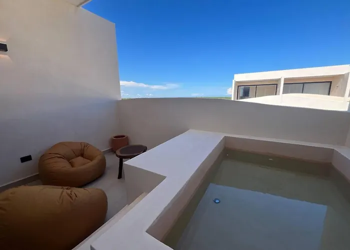 Ph De 2 Rec, Gim, Cine Y Jacuzzi Privado En Tulum