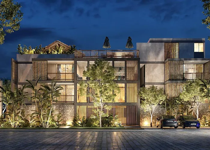 Premium Apartment In Tulum 2 Bedrooms Roof Top Pool - Aldea Zama