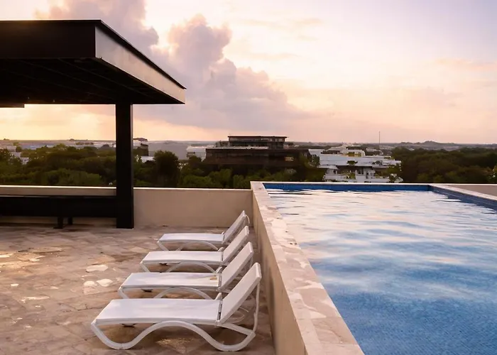 New 2 Bed Swim-Up, Gril With Jacuzzi Aldea Zama