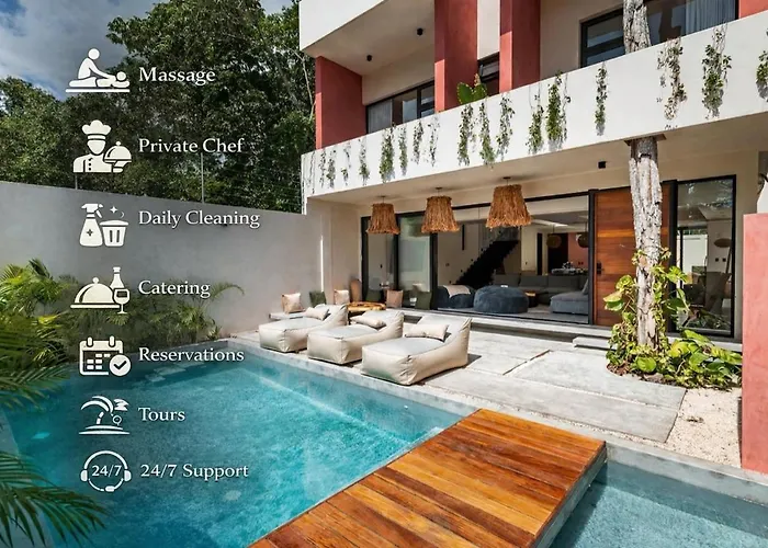 5-Bedroom Private House With Pool In Tulum