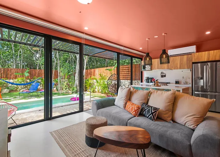 Casa Lush 3 Bedroom Home In Tulum Private Pool Rooftop Bbq Near Beach