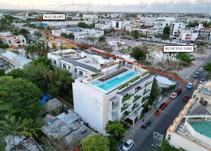 Seaview Roof Pool And Hammock 3 Blocks From Beach