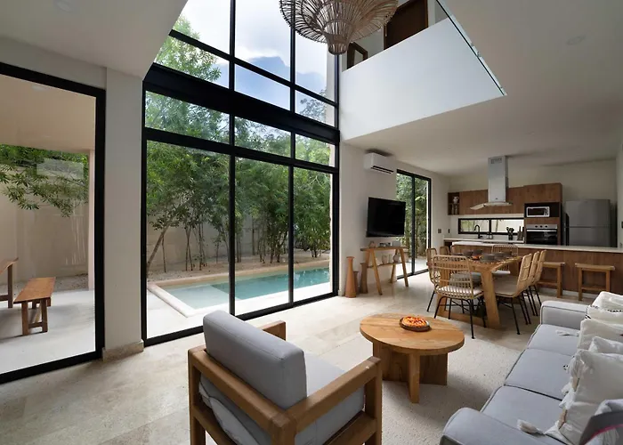 4Br Modern Luxury Villa With Private Pool & Concierge Service In Tulum
