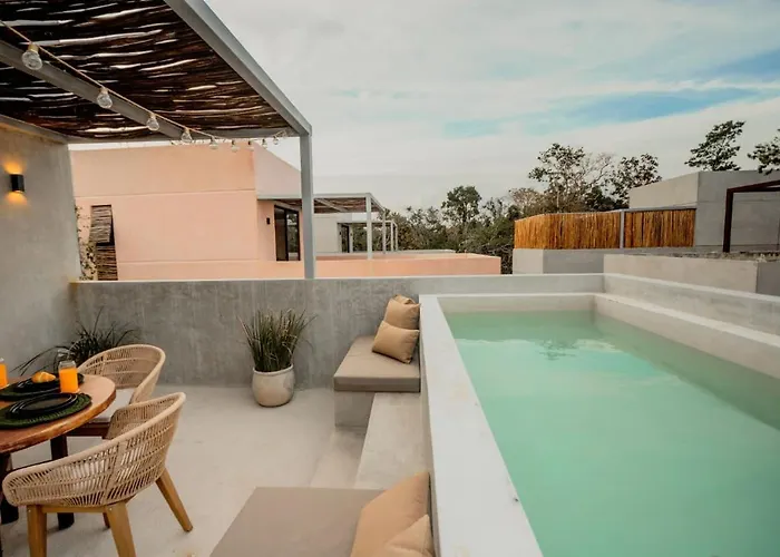 Villa Pools Privadas Rooftop Selva Tulum
