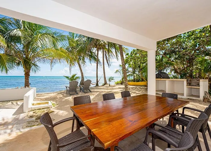Oceanfront Home With Beach Access Pool Balconies & Waterfront Hammocks - Villa Sol