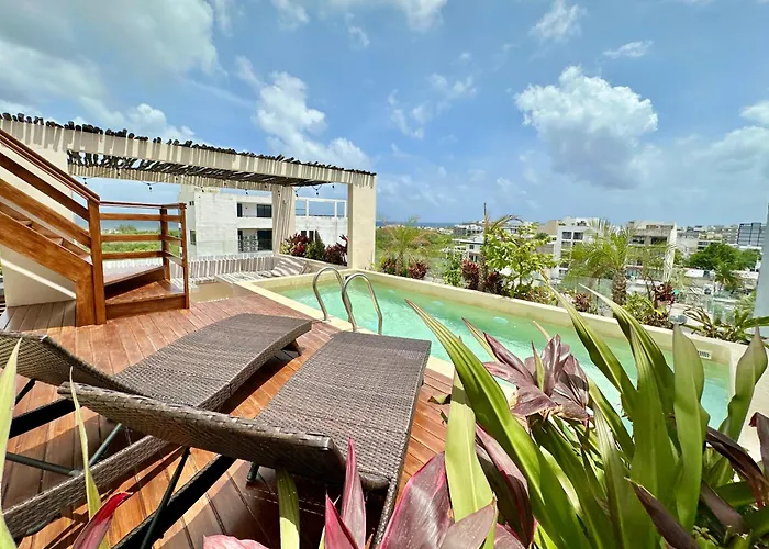 Luxury Caribique Ocean View Condo Jacuzzi Telescope Rooftop Pool