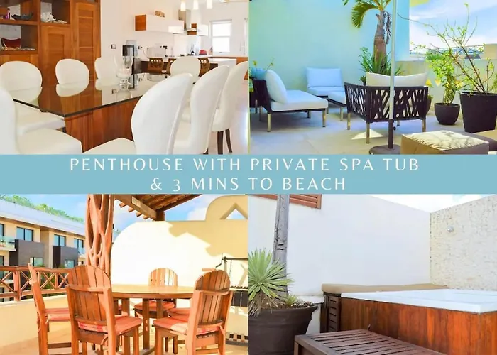 Penthouse Escape W Hot Tub & Bbq Grill
