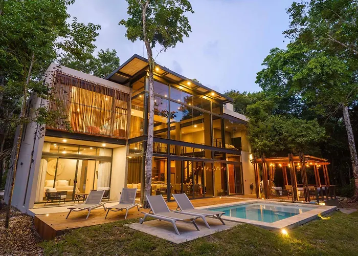 Luxury Jungle Retreat - 4 Bedroom Villa With Private Pool And Cenote - Fits 14