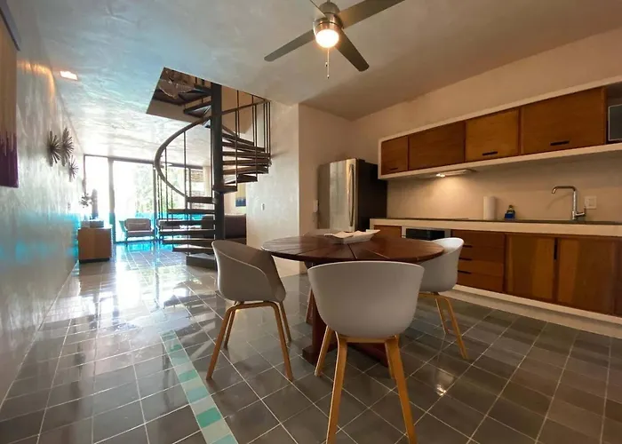 Sabor A Miel Duplex Near Beach With Pool And Gym