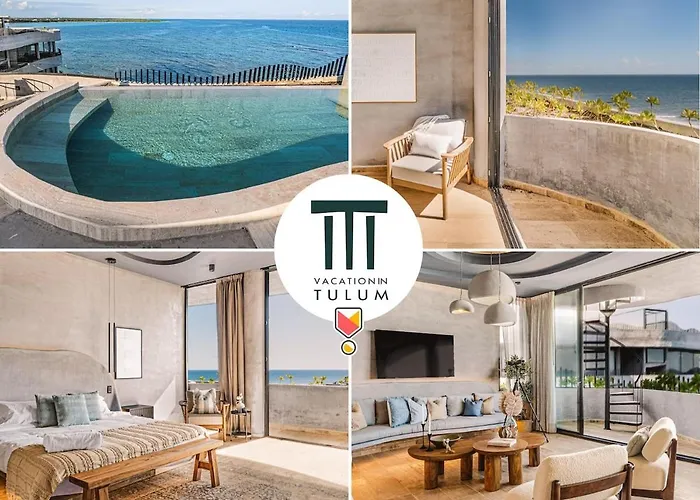 Beachfront 3Br Penthouse W Private Pool Hot Tub & Gym