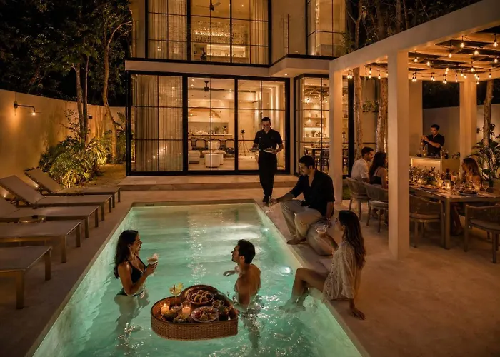 Luxury 4Br Villa Aldea Zama Dream Pool & Bright