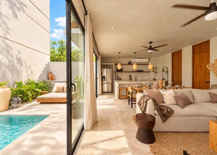 Seremonia Villa With Rooftop Pool & Beach Club Access