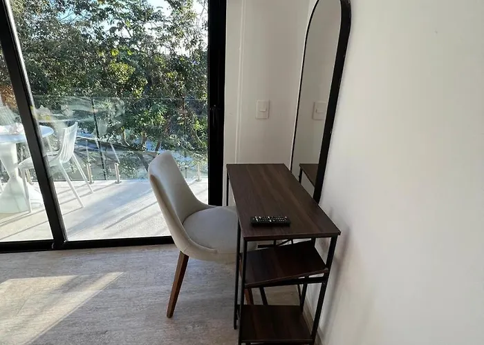 Tropical Cozy Studio Tulum Jungle View, Gym & Coworking