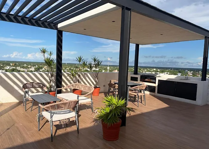 Stylish Apartment With Pool And Gym In Cozumel