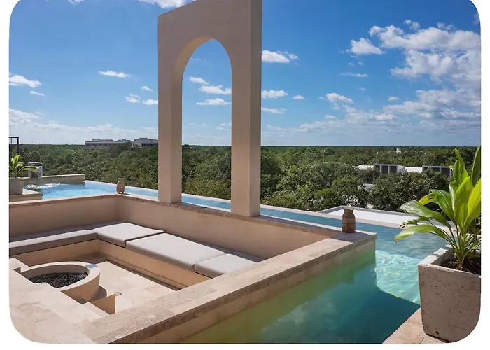 Tulum Jungle Penthouse With Private Rooftop Pool